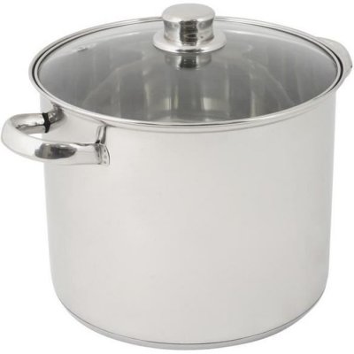 Crealys 502383 Traiteur en Inox Couvercle Verre 9 L + Diam&egrave;tre: 24 cm