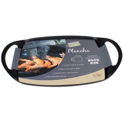 CREALYS  513604 planche fonte d aluminium 47x28.5cm induction