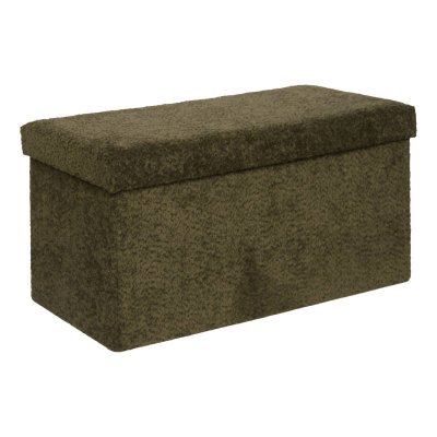 ATMOSPHERA Cr&eacute;ateur d'int&eacute;rieur - Banc Coffre Pliable ""Soana"" 76cm Kaki
