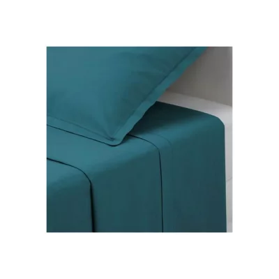 ATMOSPHERA Cr&eacute;ateur d'int&eacute;rieur - Drap Plat Int&eacute;rieur 180x290cm Bleu Canard