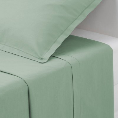ATMOSPHERA Cr&eacute;ateur d'int&eacute;rieur - Drap Plat Int&eacute;rieur 180x290cm C&eacute;ladon