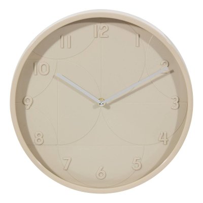 Cr&eacute;ateur d'int&eacute;rieur - Horloge Murale 3D ""Samy"" 30cm Sable