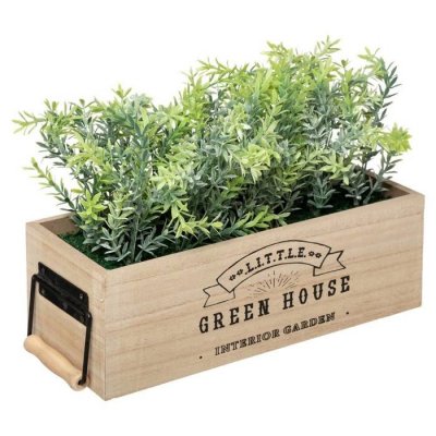 ATMOSPHERA CREATEUR D INTERIEUR Cr&eacute;ateur d'int&eacute;rieur - Jardini&egrave;re en Bois Green House 35cm Naturel