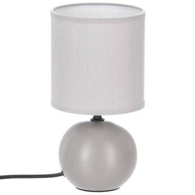 ATMOSPHERA CREATEUR D INTERIEUR Cr&eacute;ateur d'int&eacute;rieur - Lampe &agrave; Poser C&eacute;ramique Boule 25cm Gris Mat