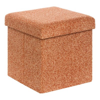 ATMOSPHERA Cr&eacute;ateur d'int&eacute;rieur - Pouf Coffre Pliable ""Oxia"" 38cm Ambre