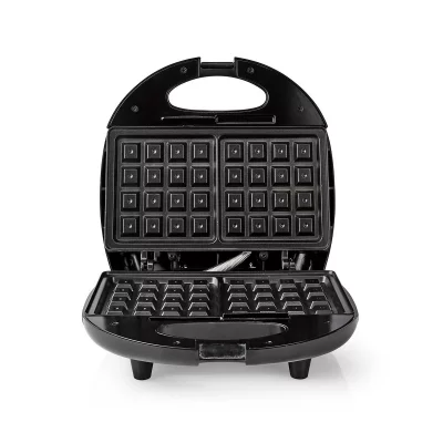NEDIS Cr&eacute;ateur de gaufres  KAWP200BK Argent / Noir 