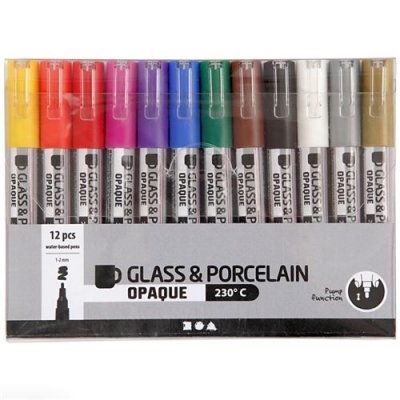 CREOTIME Creativ Feutres pour verre et porcelaine