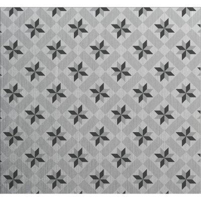 CPM Cr&eacute;dence adh&eacute;sive en aluminium Carreaux - L. 20 x l. 20 cm - Gris