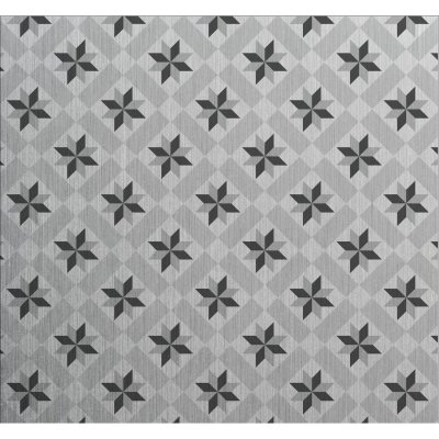 CPM Cr&eacute;dence adh&eacute;sive en aluminium carreaux - l. 70 x l. 60 cm - gris