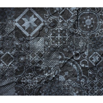 CPM Cr&eacute;dence adh&eacute;sive en aluminium imitation Ardoise - 70 x 40 - Noir