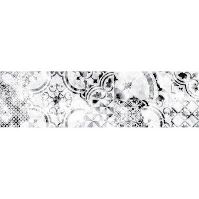 CPM Cr&eacute;dence adh&eacute;sive en aluminium imitation Marbre - 90 x 20 - Blanc