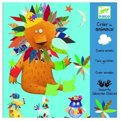 DJECO Cr&eacute;er des animaux Multicolore 