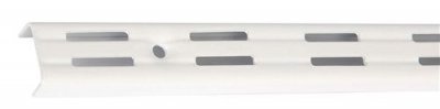 STRAUSS VONDERWEIDT Cr&eacute;maillere 3201 double perforation hauteur 206cm epoxy blanc