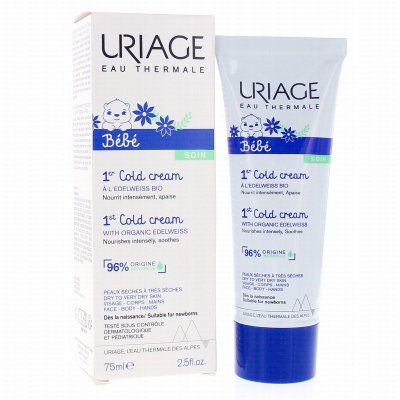URIAGE Cr&egrave;me Corporel B&eacute;b&eacute; Nourrit Intens&eacute;ment  - Le Tube De 75ml