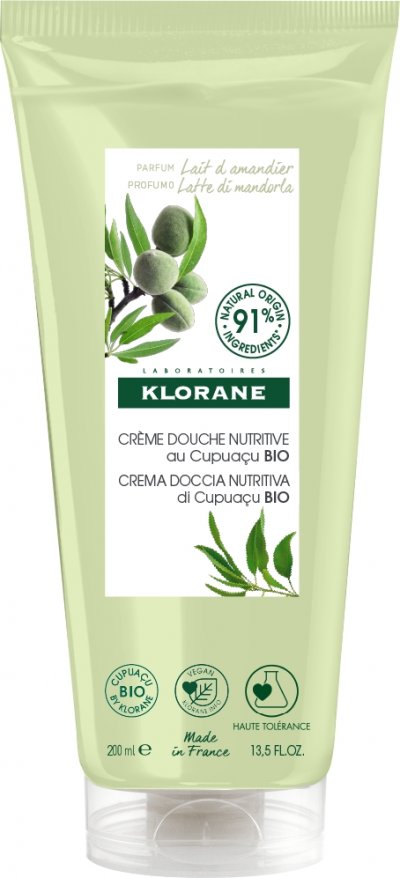 KLORANE Cr&egrave;me De Douche Corps Au Beurre De Capua&ccedil;u  - Le Tube De 200ml