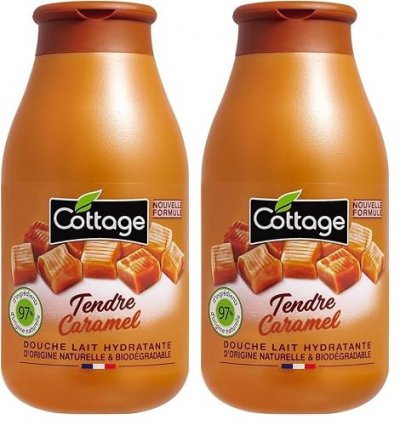 COTTAGE Cr&egrave;me De Douche Lait Parfum Caramel  - Le Flacon De 250ml