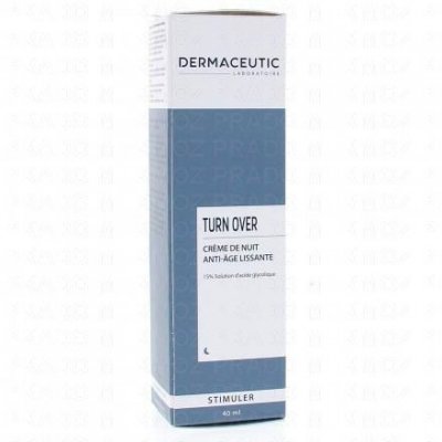 DERMACEUTIC Creme De Nuit anti-&acirc;ge lissante 40ml Turn Over Stimuler 