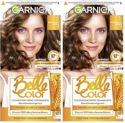 BELLE COLOR Cr&egrave;me Facil-color blond fonc&eacute; naturel 5 - 