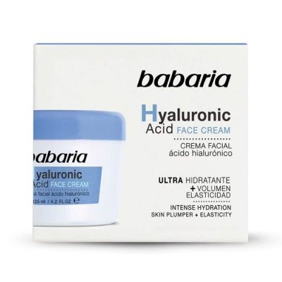 BABARIA Cr&egrave;me Hydratante pour le Visage  Acide Hyaluronique (50 ml)