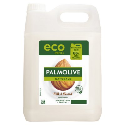 PALMOLIVE Cr&egrave;me lavante liquide  - au lait d'amande - Bidon de 5L