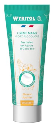 WYRITOL Cr&egrave;me Mains Hydroalcoolique - Sans Parfum - Aloe Vera
