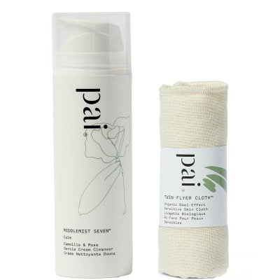 PAI Cr&egrave;me Nettoyante Douce Cam&eacute;lia & Rose + Lingette de Coton Bi-Face