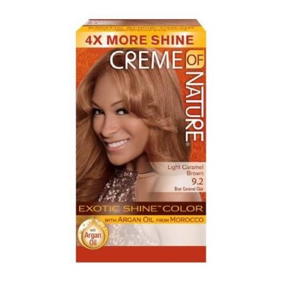 CREME OF NATURE  Kit Coloration Permanente n&deg;9.2 Caramel Brown 