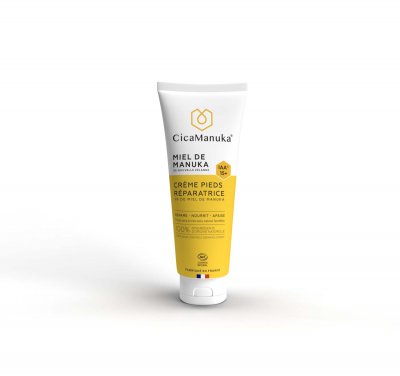 CICAMANUKA Cr&egrave;me Pieds R&eacute;paratrice au Miel de Manuka IAA15+ 75ml Cica Manuka