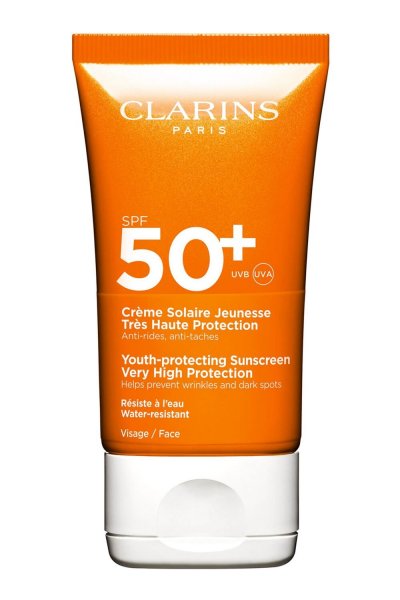 CLARINS Cr&egrave;me Solaire Jeunesse Tr&egrave;s Haute Protection Visage SPF50+ - 