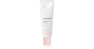 MEDICUBE Cr&egrave;me Solaire PDRN Rose &Eacute;claircissante Protection UV Tone-Up 50ml