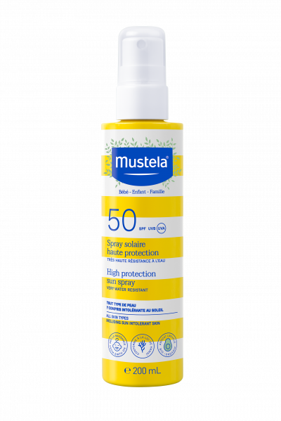 MUSTELA Cr&egrave;me Solaire pour Enfants en Spray  Spf 50 200 ml