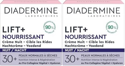 DIADERMINE Cr&egrave;me Visage Nuit Anti-rides  - Le Pot De 50 Ml