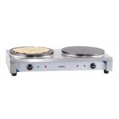 CASSELIN cr&ecirc;pi&egrave;re double 2x2200w 35cm inox - ccd35e 