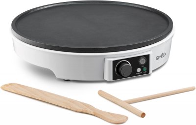 SIMEO Cr&ecirc;pi&egrave;re &eacute;lectrique 30 cm 1000W blanche 