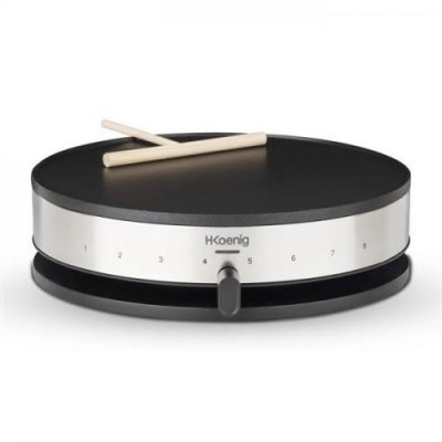 HKOENIG Crepiere Electrique  KREP29 33cm Temp&eacute;rature jusqu a 230&deg;C 1300W Revetement ant