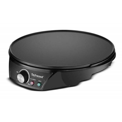 TECHWOOD Cr&ecirc;pi&egrave;re &eacute;lectrique  TCP-126, diam&egrave;tre 30cm, 1200W, noire