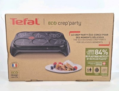 TEFAL Cr&ecirc;pi&egrave;re &eacute;lectrique  Eco Crep'Party PY55E810 1000 W Noir 