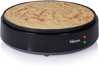 TRISTAR Cr&ecirc;pi&egrave;re &eacute;lectrique  noire 1200 W