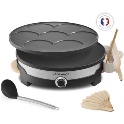 LAGRANGE Cr&ecirc;pi&egrave;re  Tradi' Duo 1500 W Noir 