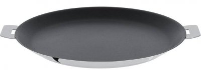 CRISTEL Cr&ecirc;pi&egrave;re Mutine poign&eacute;e amovible inox 30 cm Noir 