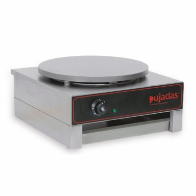 PUJADAS Cr&ecirc;pi&egrave;re Professionnelle en Inox &Oslash; 40 cm - - - Acier inoxydable