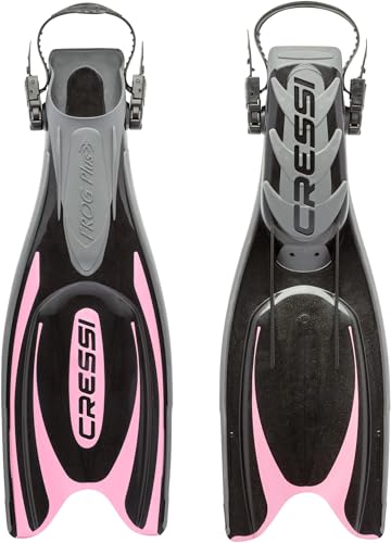 CRESSI  Frog Plus Diving Fins Noir,Rose EU 35-38 
