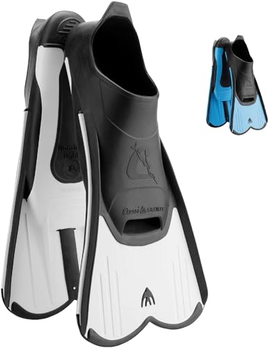CRESSI  Light Palme de Natation Mixte Adulte, Blanc, 37/38