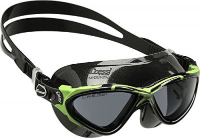 CRESSI  Planet Swimming Mask Vert,Noir 