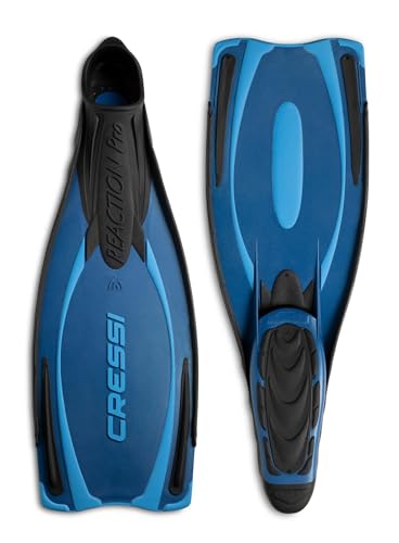 CRESSI  Reaction Pro Palmes Homme Bleu/Bleu Clair 36/37
