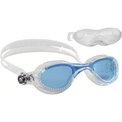 CRESSI  sub s.p.a. flash lunette de natation clear azure azure lenses