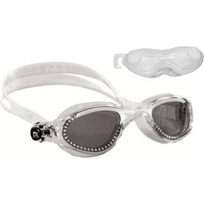 CRESSI  sub s.p.a. flash lunette de natation clear white smoked lenses