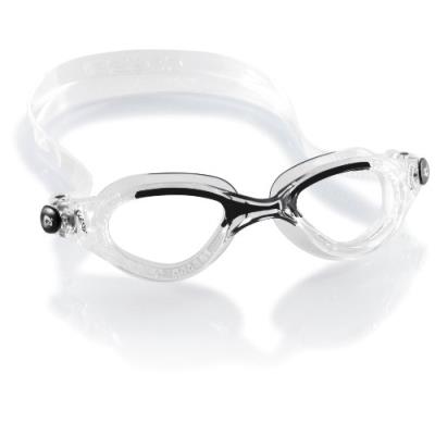 CRESSI  Sub S.p.A. Flash Lunette de natation Transparent/Noir Adulte
