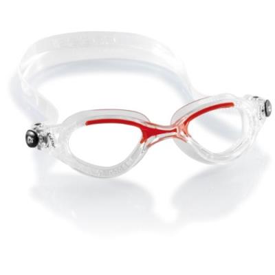 CRESSI  Sub S.p.A. Flash Lunette de natation Transparent/Rouge