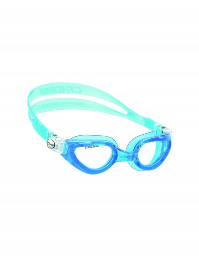 CRESSI  swim right lunettes de natation silicone verre bleu clair